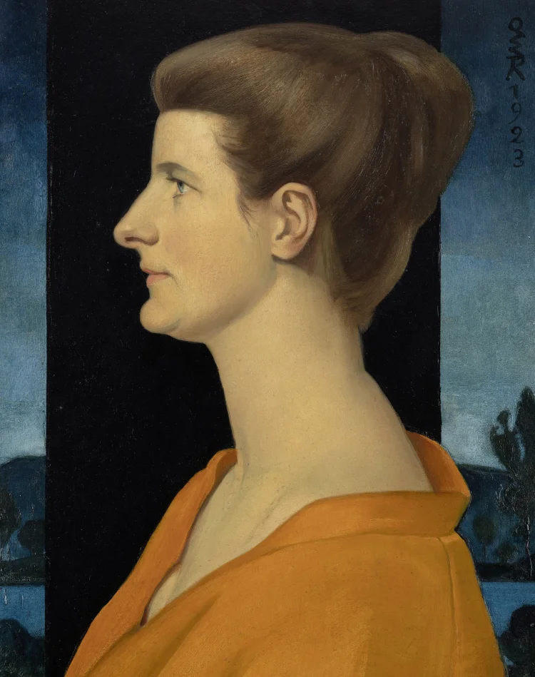Ottilie W. Roederstein (1859–1937), Hanna Bekker vom Rath im Profil, 1923 | © Foto: Städel Museum